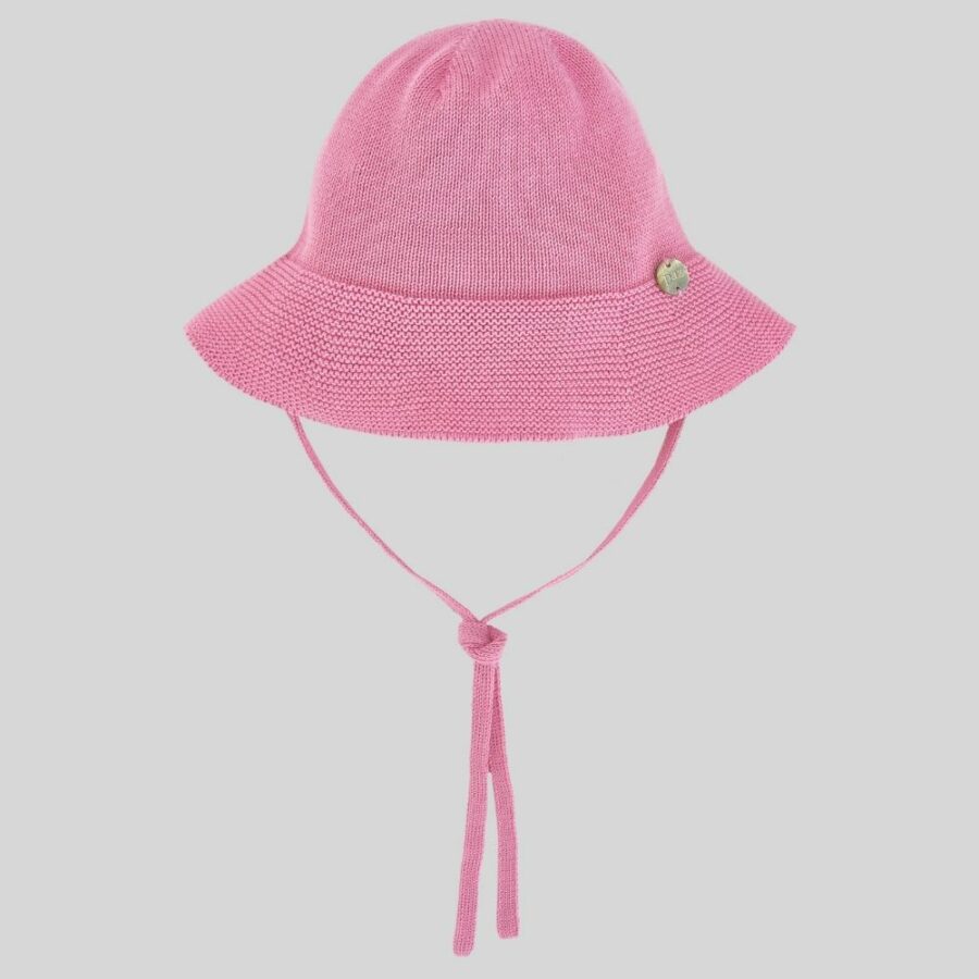 Sombrero punto bebé Esencial rosa chicle 040-121474 Paz Rodríguez