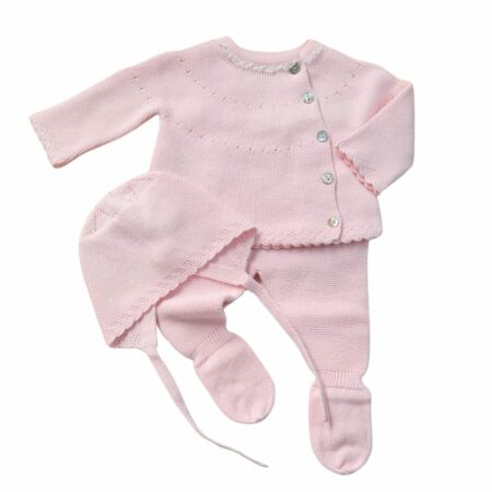 Conjunto punto niña Mawl rosa 004-10228 Martín Aranda