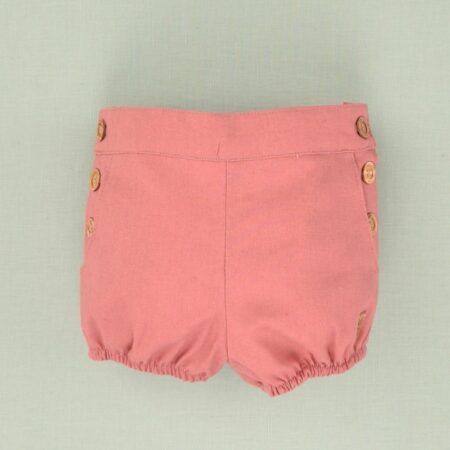 Pantalón rana lino bebé rosa 01-50090L José Varón