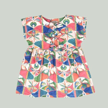 Vestido estampado niña 01-54070 José Varón