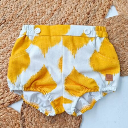 Pantalón rana rombo niño amarillo 01-54082 José Varón
