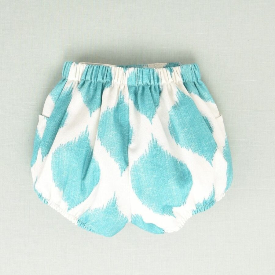 Pantalón rana rombo niño turquesa 01-54082 José Varón