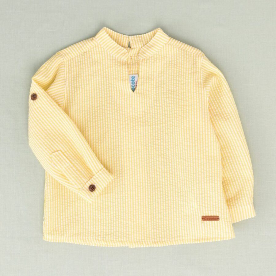 Blusa rayas niño amarillo 02-53090R Cocote