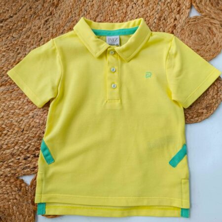 Polo niño infantil baño V25 amarillo limón 024-192441 Paz Rodríguez