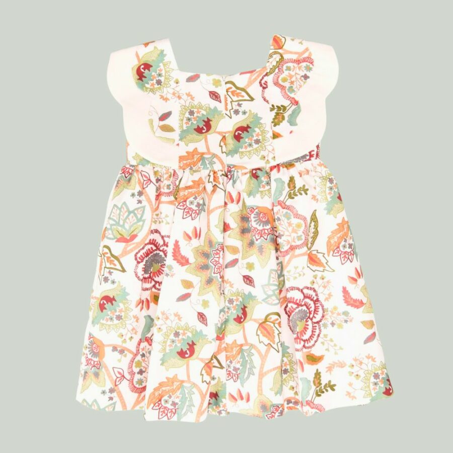 Vestido Flores niña 01-54032 José Varón