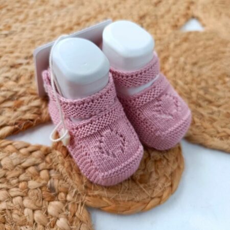 Patuco punto unisex Fiesole rosa empolvado 023-10262 Martín Aranda