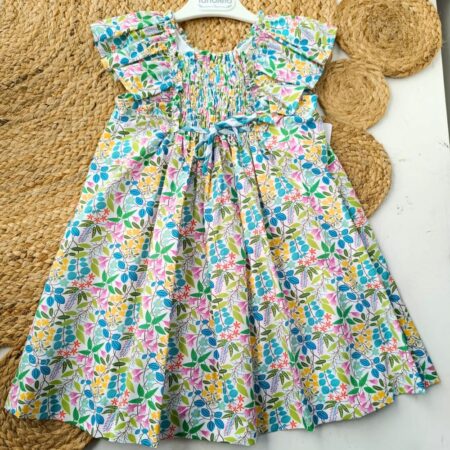 Vestido Prado engomado multicolor B6161 B616 Tartaleta