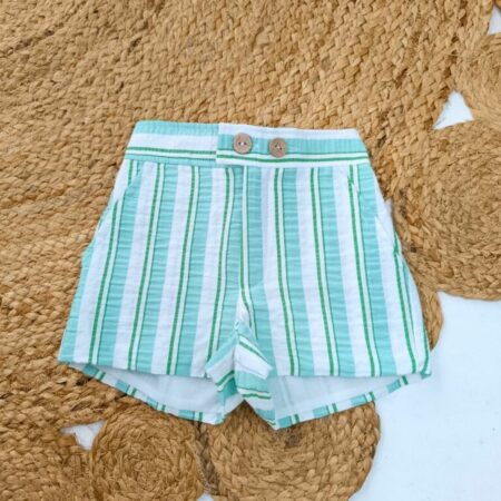 Pantalón Nico doble botón verde B6972 B645 Tartaleta